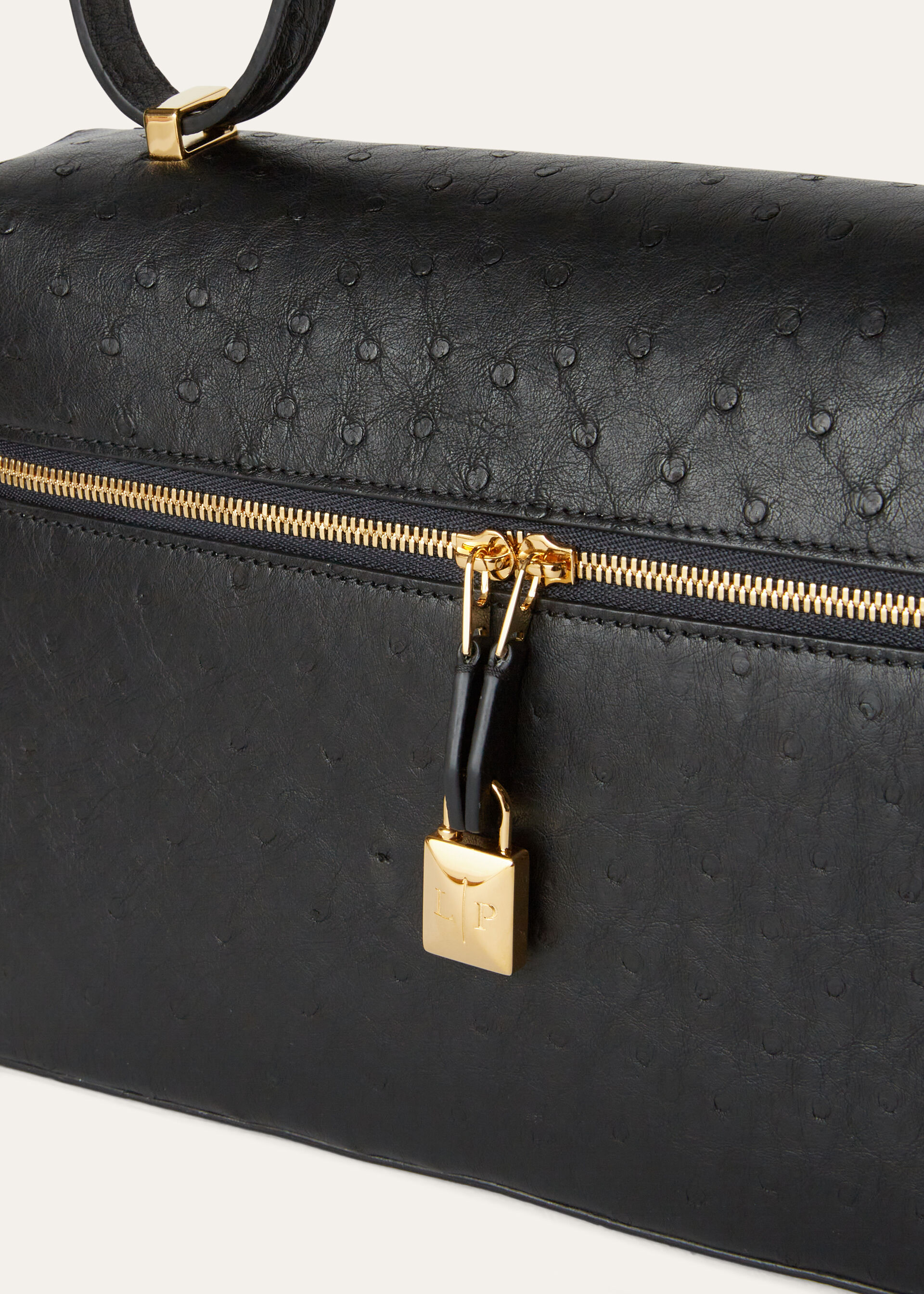 EXTRA BAG L27 OSTRICH SADDLE LEATHER              