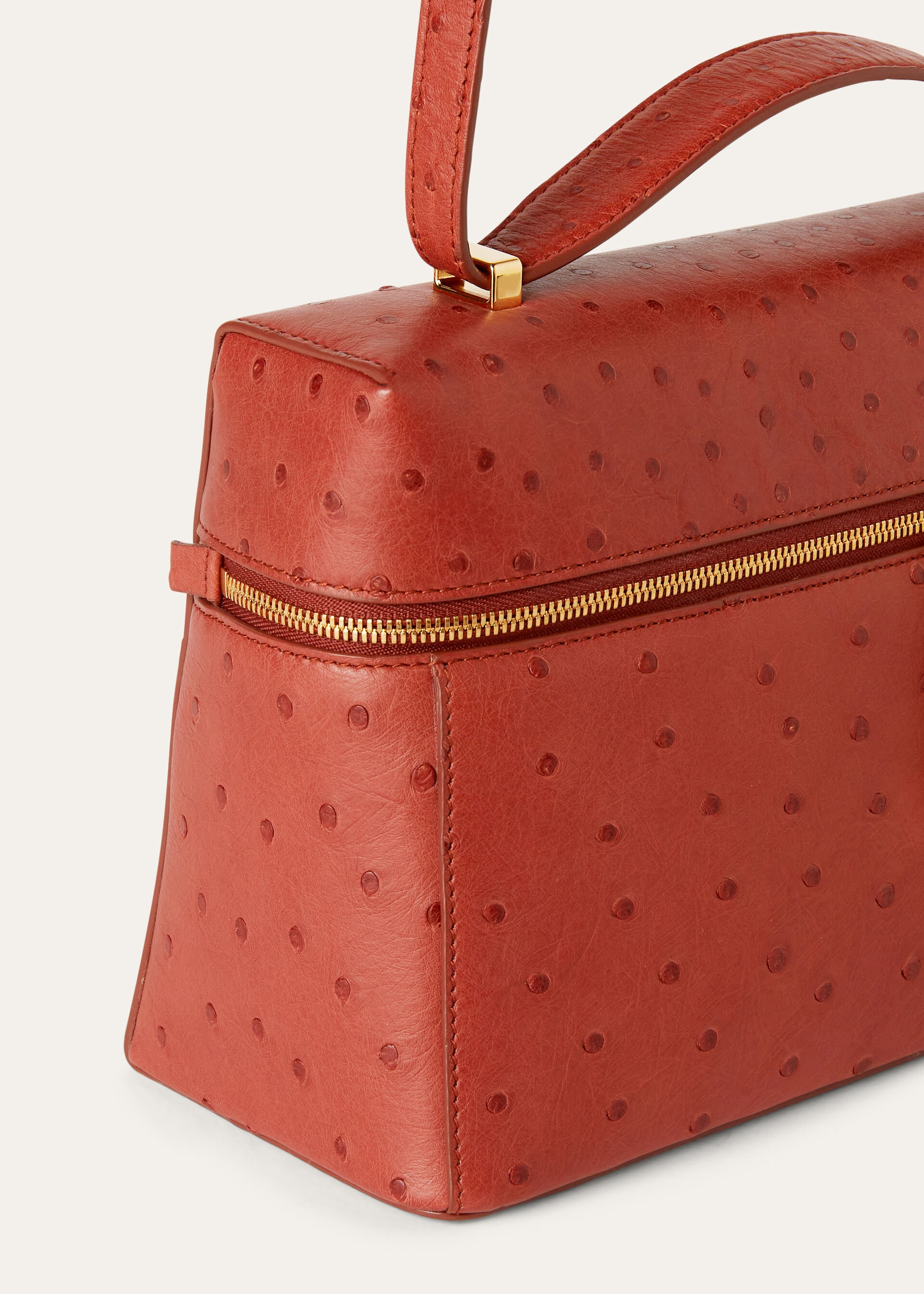 EXTRA BAG L27 OSTRICH SADDLE LEATHER              