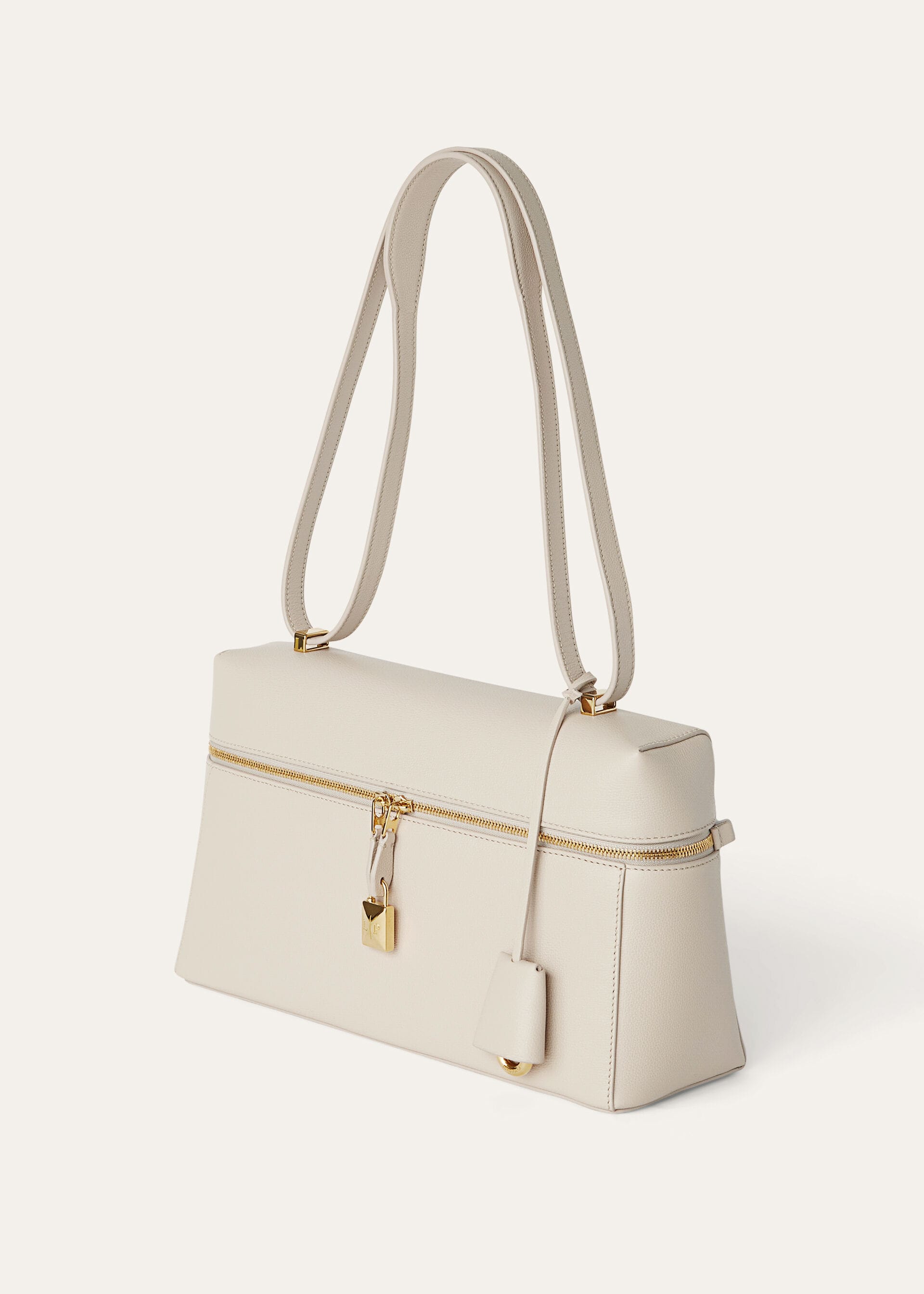 Extra Bag L27 Calfskin Light Travertine/Sun Gold Loro Piana US