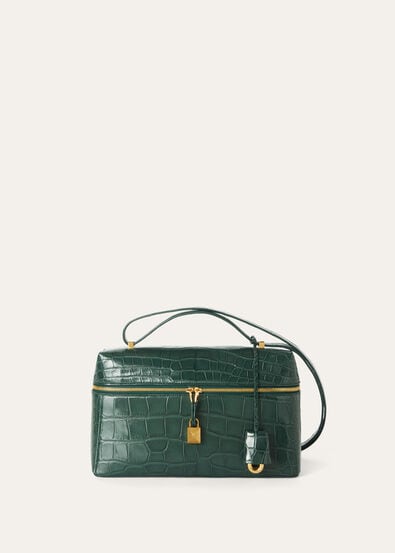 EXTRA BAG L27 GLAZED ALLIGATOR