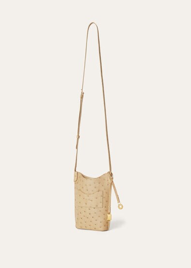 BALE PHONE CASE OSTRICH SADDLE FINISH