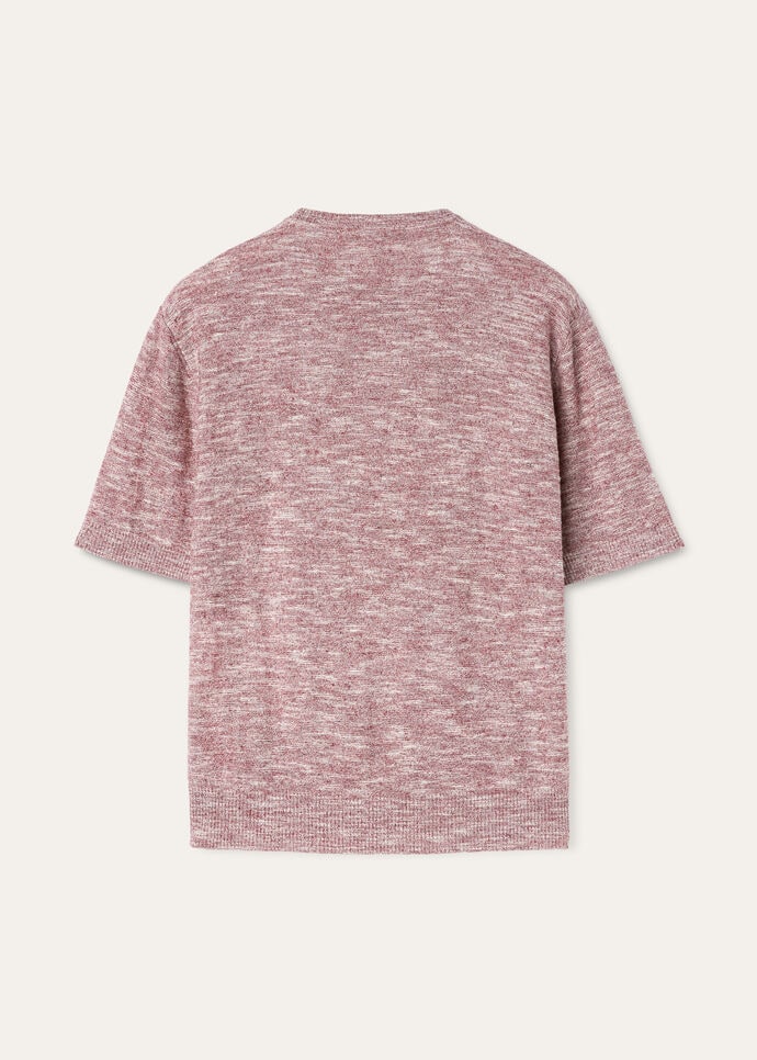 特価☆New☆【Loro Piana】ソティルクルーネック トリ・クルーネック リネン(麻) / シルク Cherry Jam | ロロ