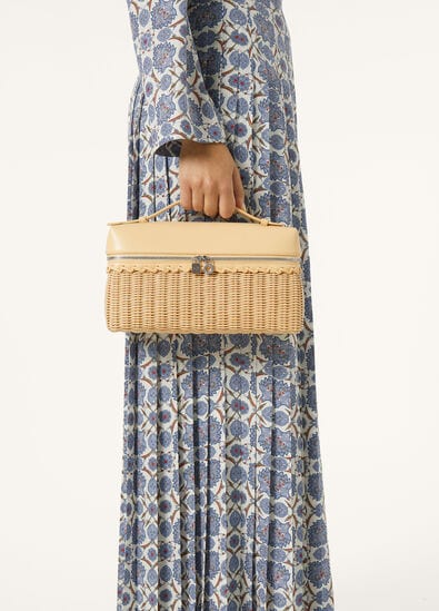 EXTRA POCKET L27 WICKER/ROUNDED CALF