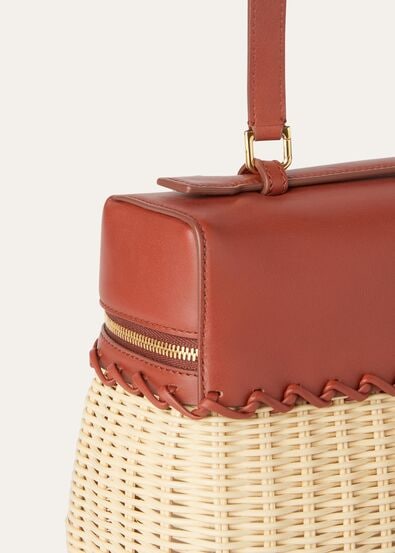 EXTRA POCKET L27 WICKER/ROUNDED CALF