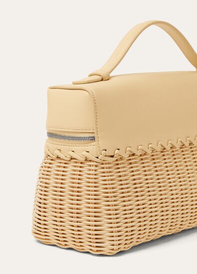 EXTRA POCKET L27 WICKER/ROUNDED CALF