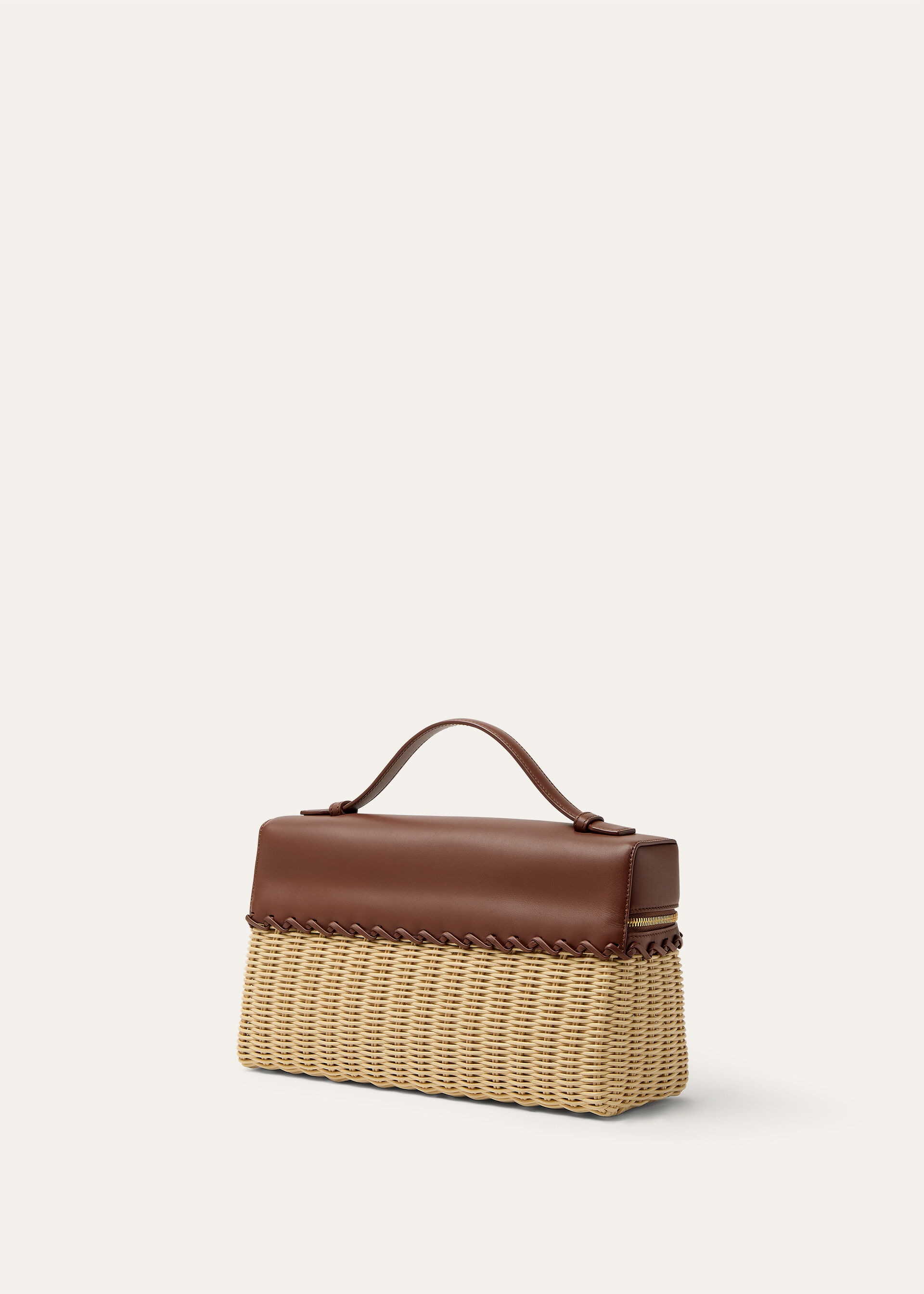 EXTRA POCKET L27 WICKER/ROUNDED CALF