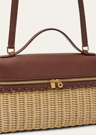 EXTRA POCKET L27 WICKER/ROUNDED CALF