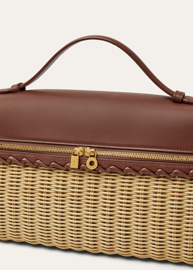 EXTRA POCKET L27 WICKER/ROUNDED CALF