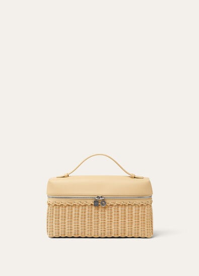 EXTRA POCKET L27 WICKER/ROUNDED CALF
