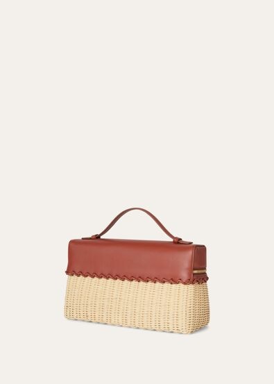 EXTRA POCKET L27 WICKER/ROUNDED CALF