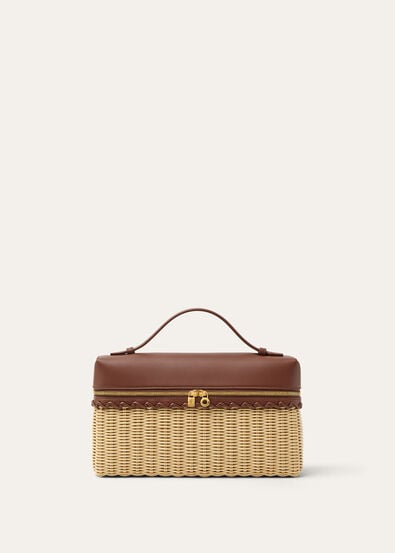 EXTRA POCKET L27 WICKER/ROUNDED CALF