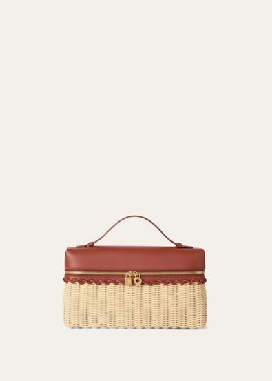 EXTRA POCKET L27 WICKER/ROUNDED CALF