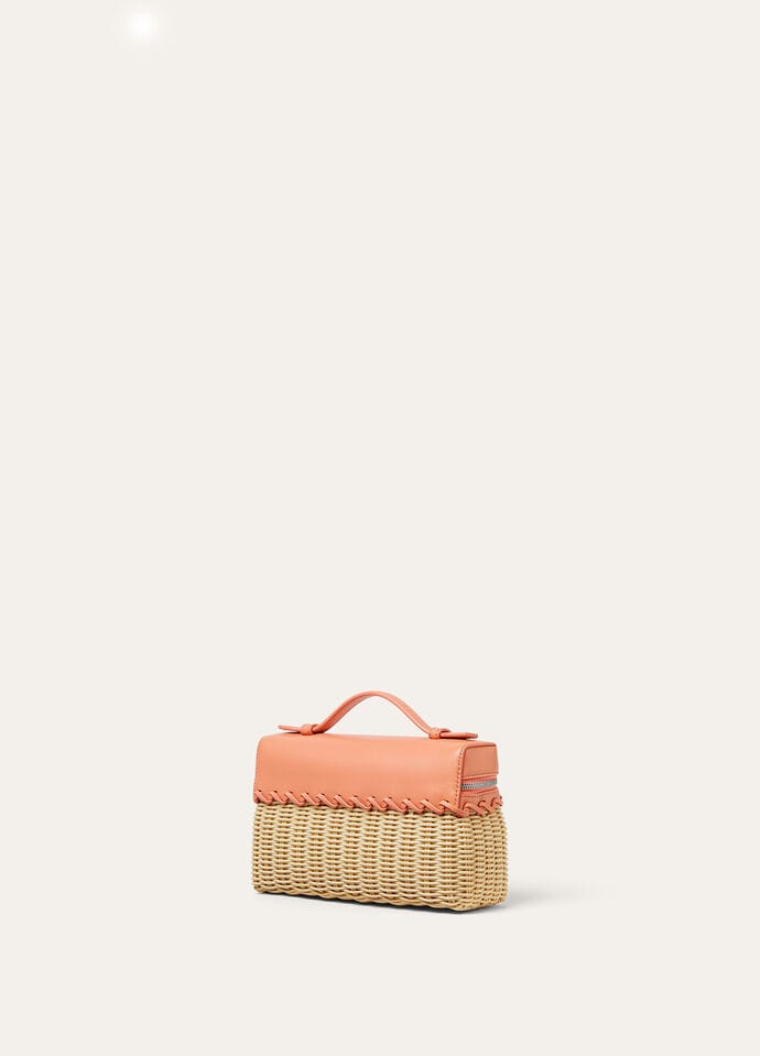 EXTRA POCKET L19 EAST WEST WICKER/ROUNDED CALF_FAO1083_B5F1_NR_2