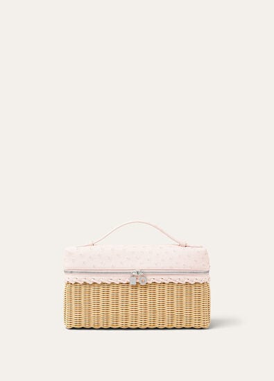 EXTRA POCKET L27 WICKER OSTRICH SADDLE FINISH