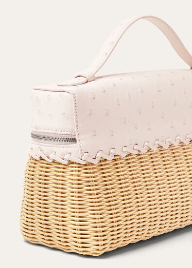 EXTRA POCKET L27 WICKER OSTRICH SADDLE FINISH