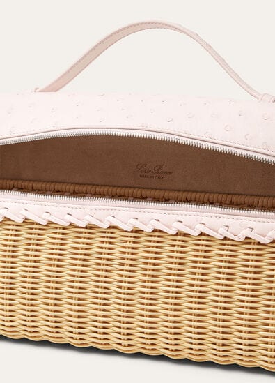 EXTRA POCKET L27 WICKER OSTRICH SADDLE FINISH