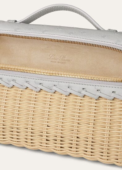 EXTRA POCKET L19 EAST WEST WICKER/OSTR.SAD. FINISH