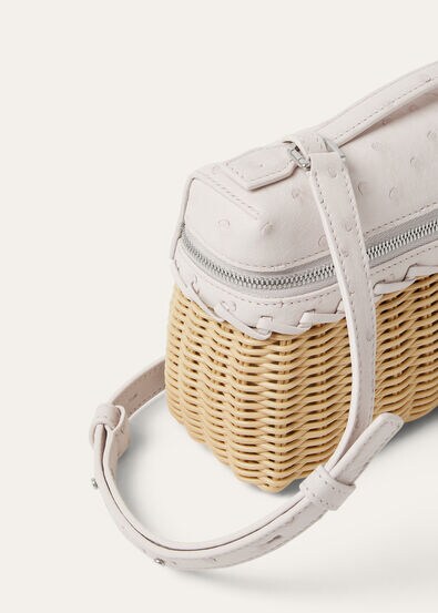 EXTRA POCKET L19 EAST WEST WICKER/OSTR.SAD. FINISH