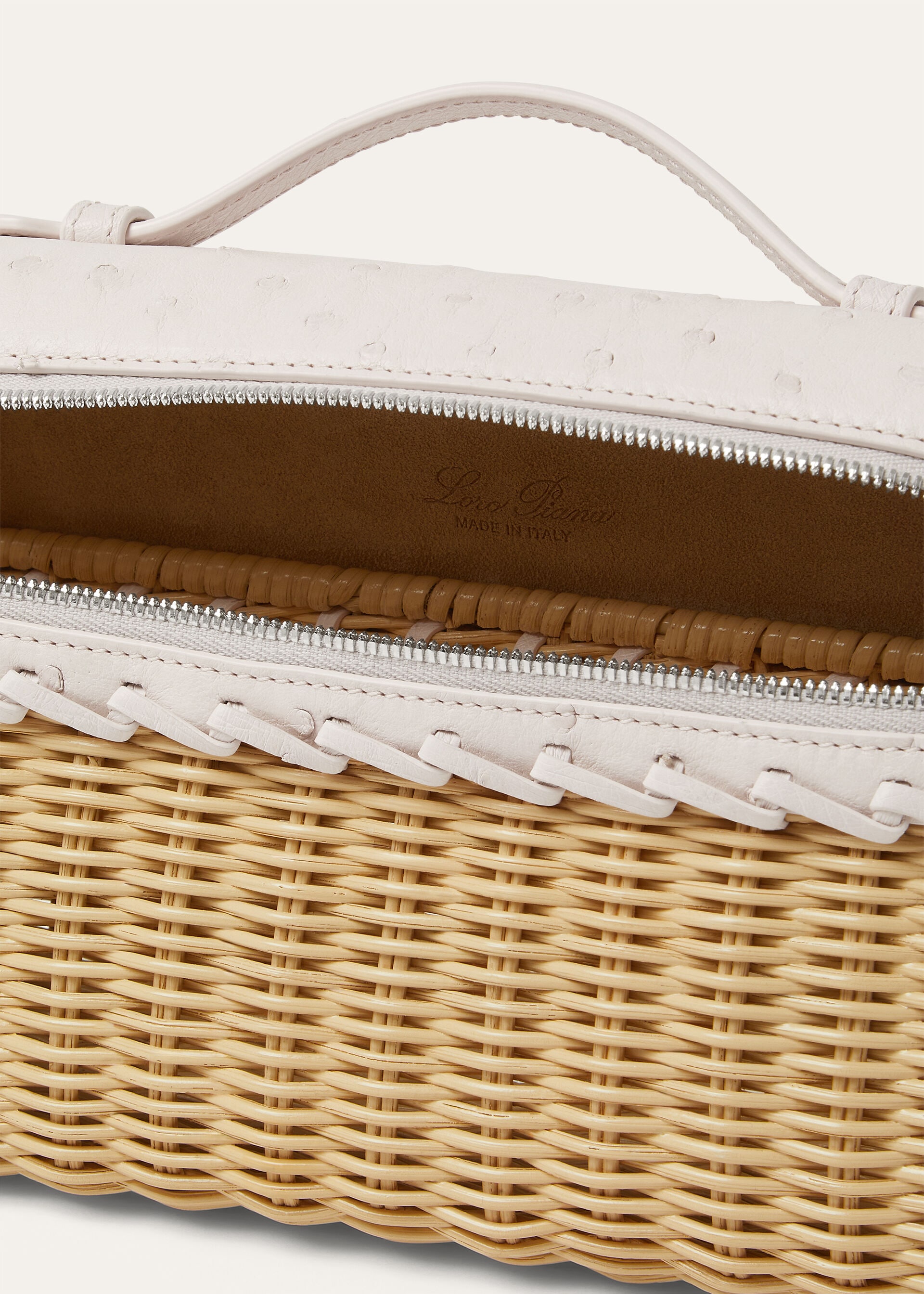 EXTRA POCKET L19 EAST WEST WICKER/OSTR.SAD. FINISH