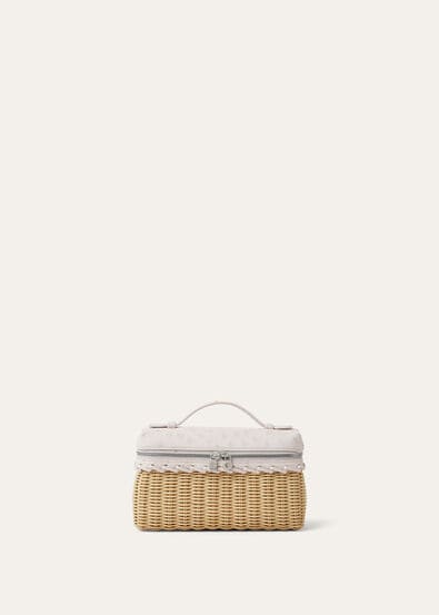 EXTRA POCKET L19 EAST WEST WICKER/OSTR.SAD. FINISH