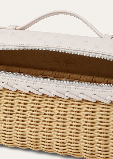 EXTRA POCKET L19 EAST WEST WICKER/OSTR.SAD. FINISH