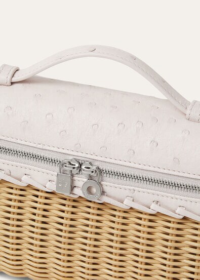 EXTRA POCKET L19 EAST WEST WICKER/OSTR.SAD. FINISH