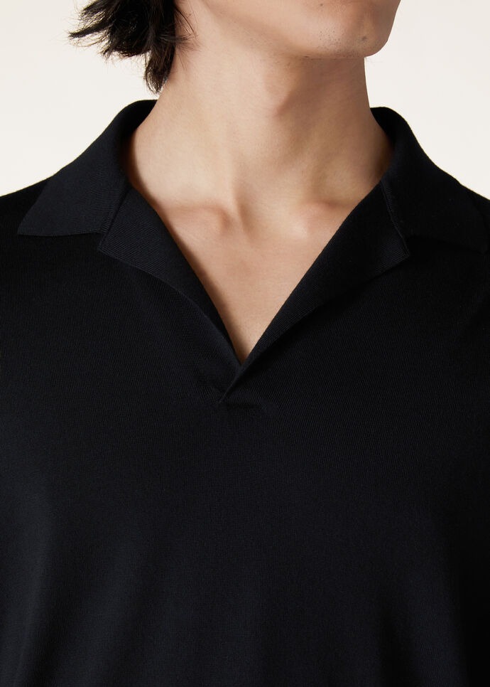 POLO ML BUTTONLESS GOK_FAO1106_8000_2