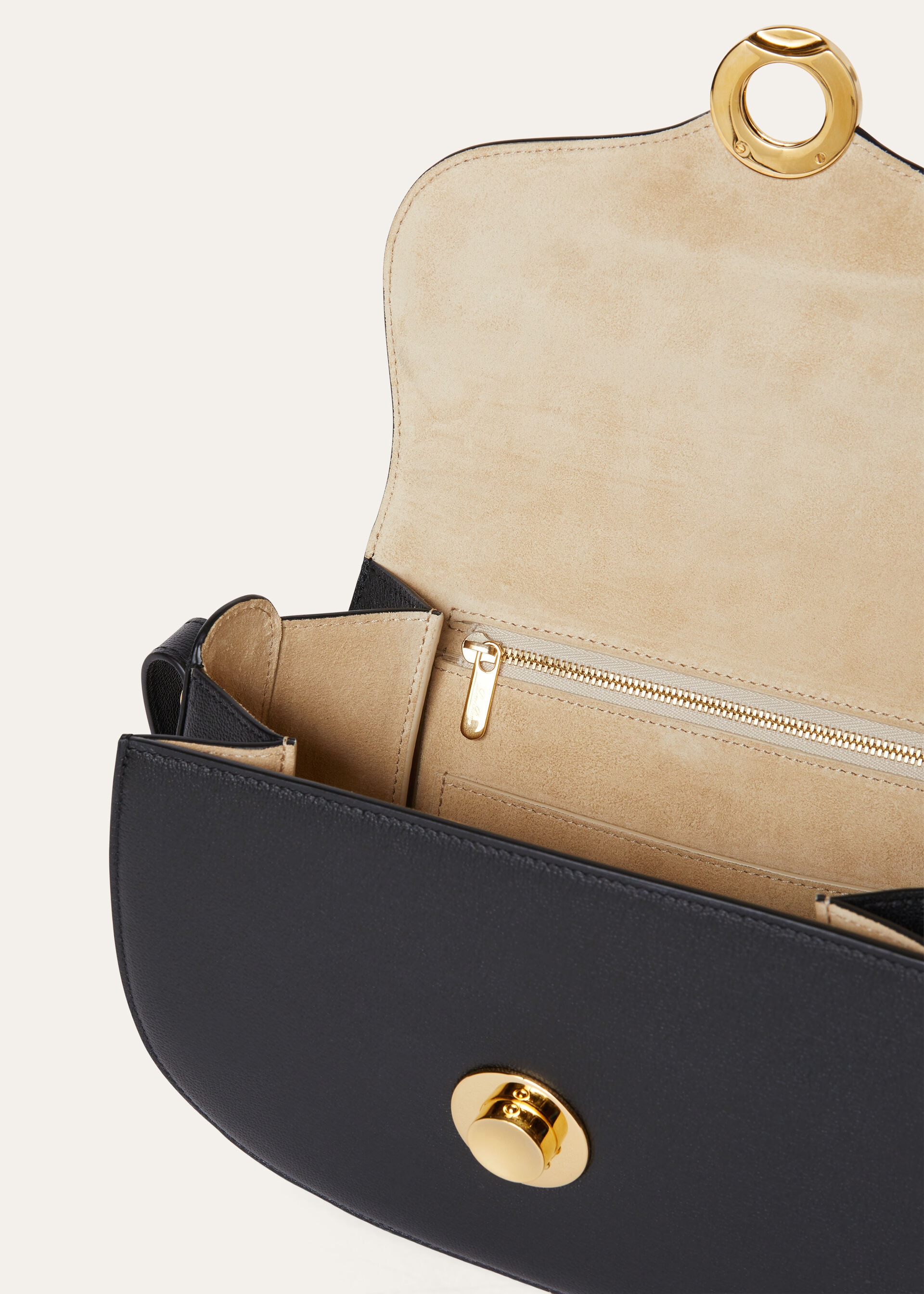 GHIERA SMALL LINEN CALF