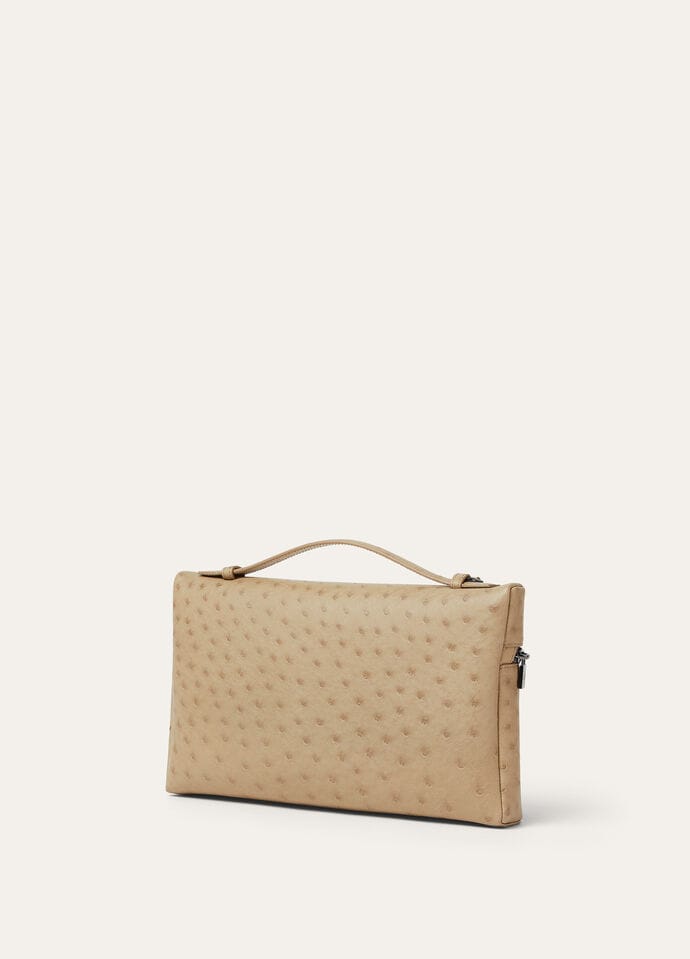 EXTRA POUCH L29 OSTRICH SADDLE FINISH_FAO1203_D0UC_NR_2