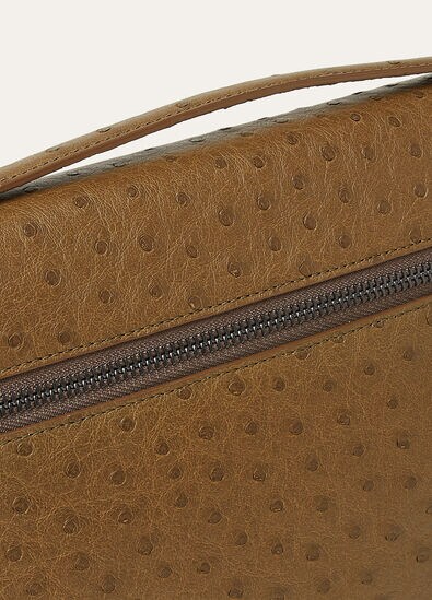 EXTRA POUCH L29 OSTRICH SADDLE FINISH