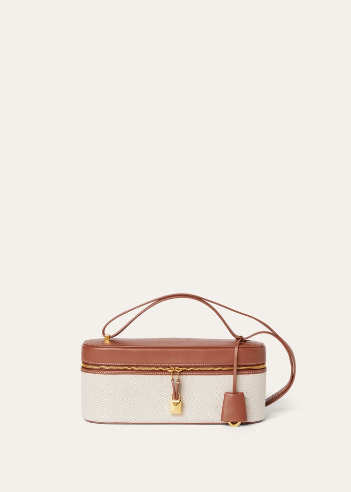 EXTRA CAMERA CASE EW NATURAL CANVAS ROUNDED CALF_FAO1284_B4AU_NR_2