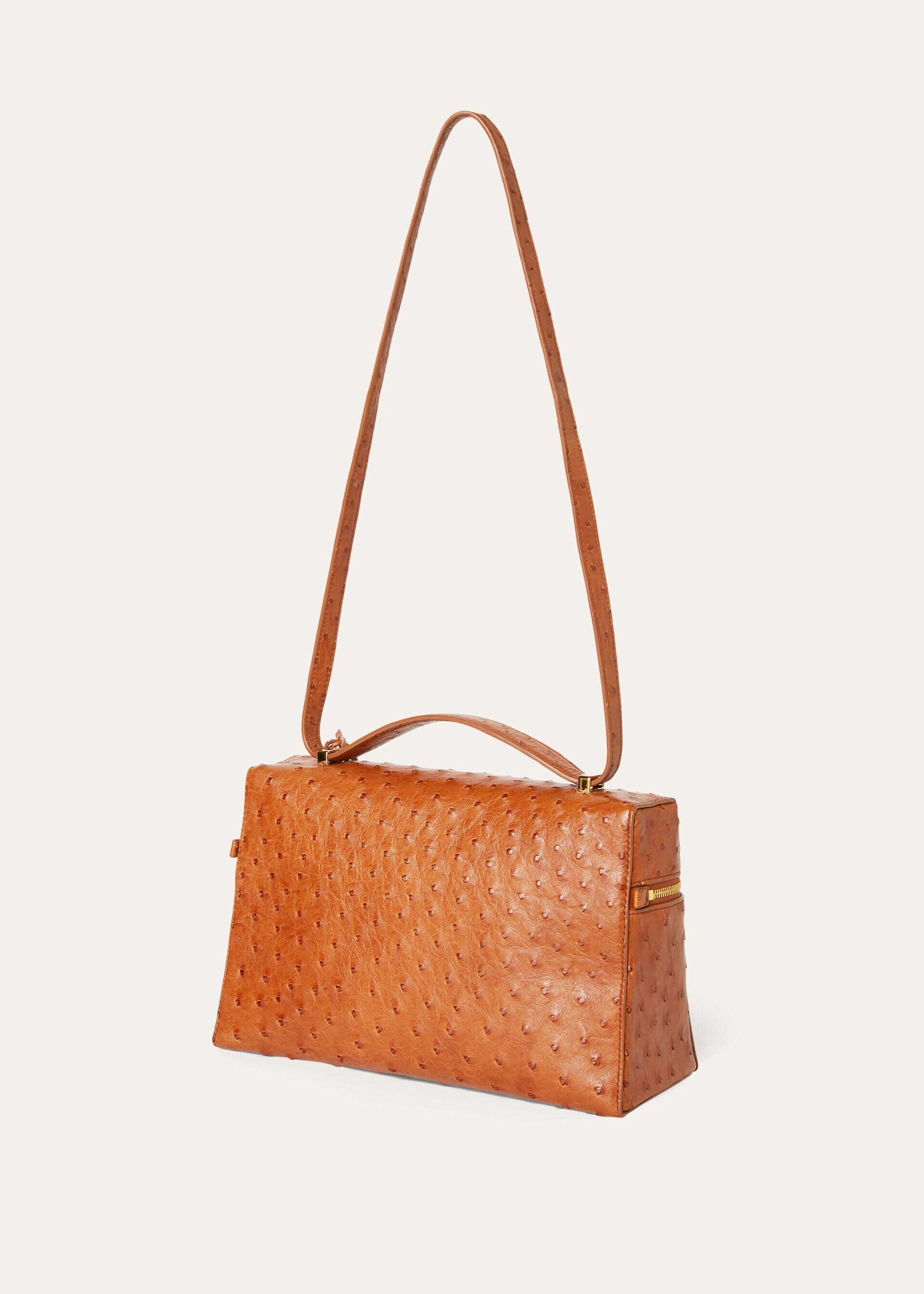 EXTRA BAG L27 SHINY OSTRICH