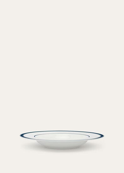 PIATTO FONDO THE SUITECASE STRIPE BORDER