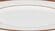 Suitcase Stripe Border Dessert Plate