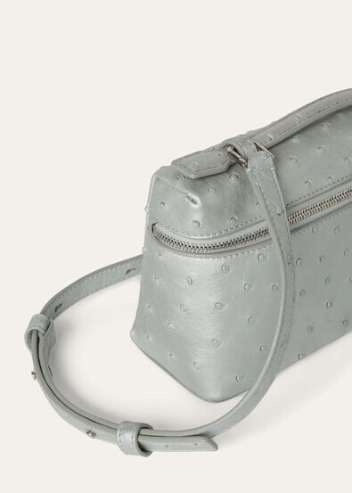 EXTRA POCKET L19 PEARL OSTRICH