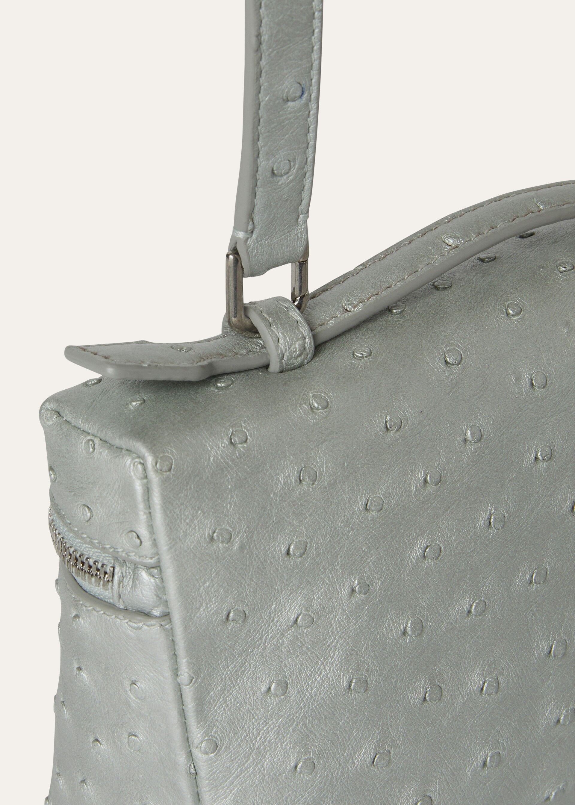 EXTRA POCKET L19 PEARL OSTRICH