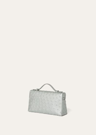 EXTRA POCKET L19 PEARL OSTRICH