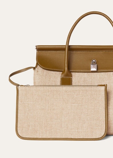 LOOM L32 ANTIQUE COTTON LINEN/ ROUNDED CALF