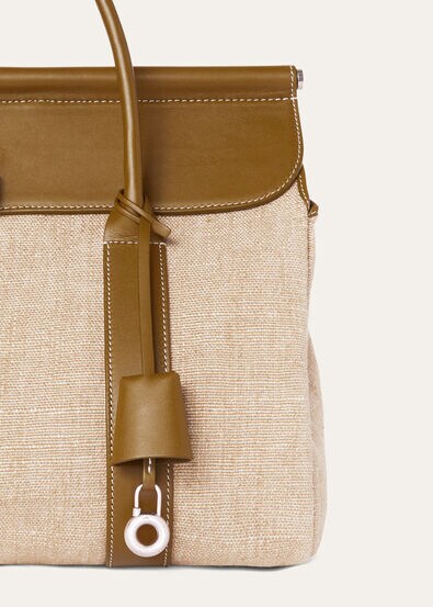 LOOM L32 ANTIQUE COTTON LINEN/ ROUNDED CALF