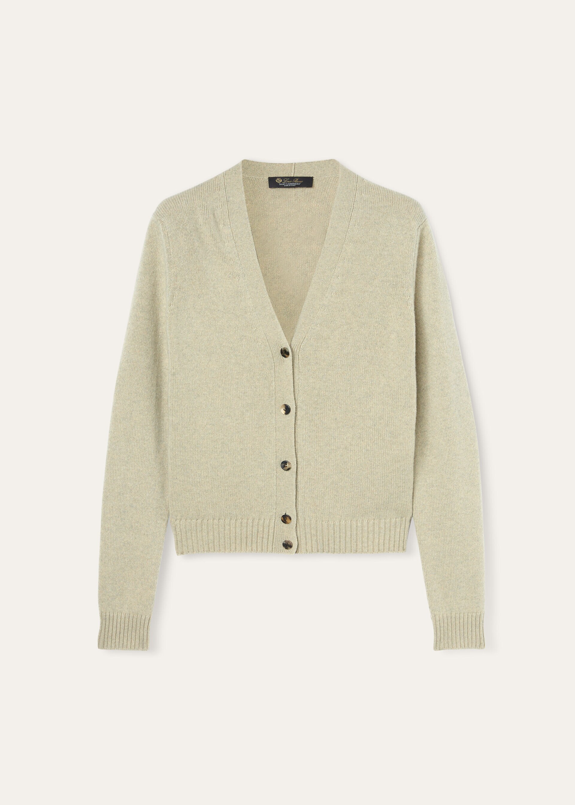 Parksville Cardigan Baby Cashmere Hot Springs Mel Natural Dyed Loro