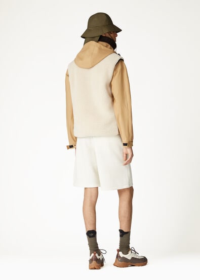 ANDER GILET CURLY CASHFUR