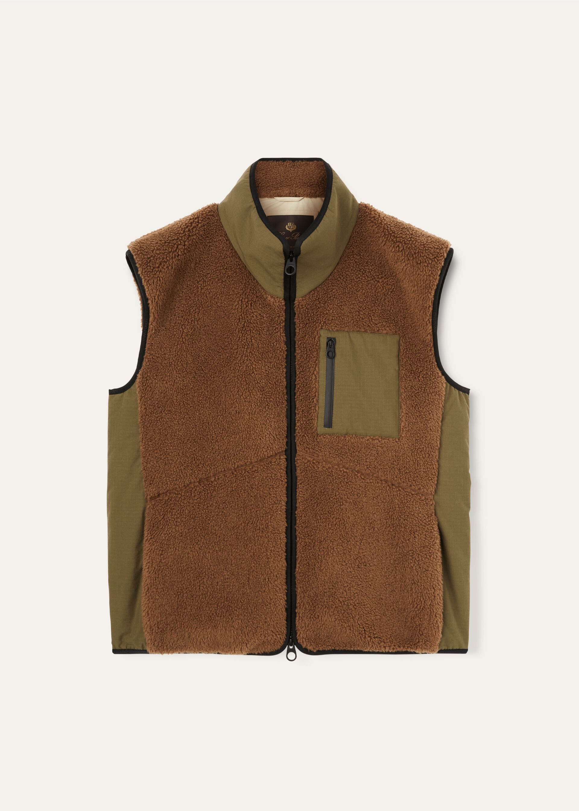 ANDER GILET CURLY CASHFUR