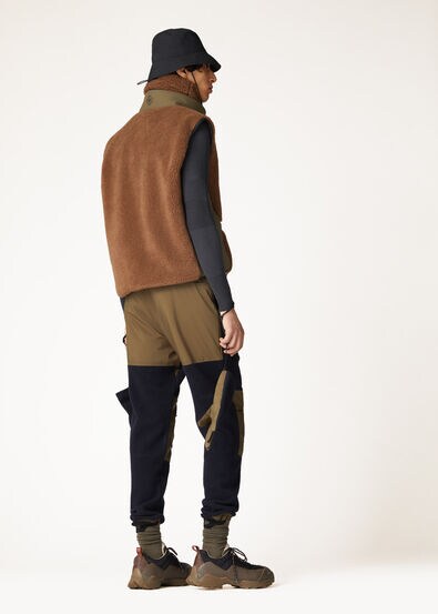 ANDER GILET CURLY CASHFUR