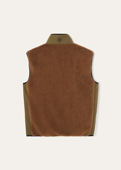 ANDER GILET CURLY CASHFUR
