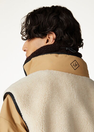 ANDER GILET CURLY CASHFUR