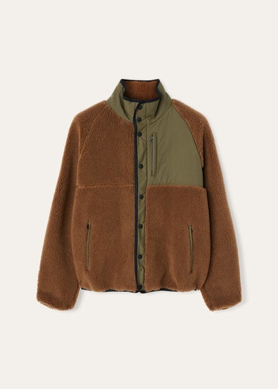 AIANT BOMBER CURLY CASHFUR