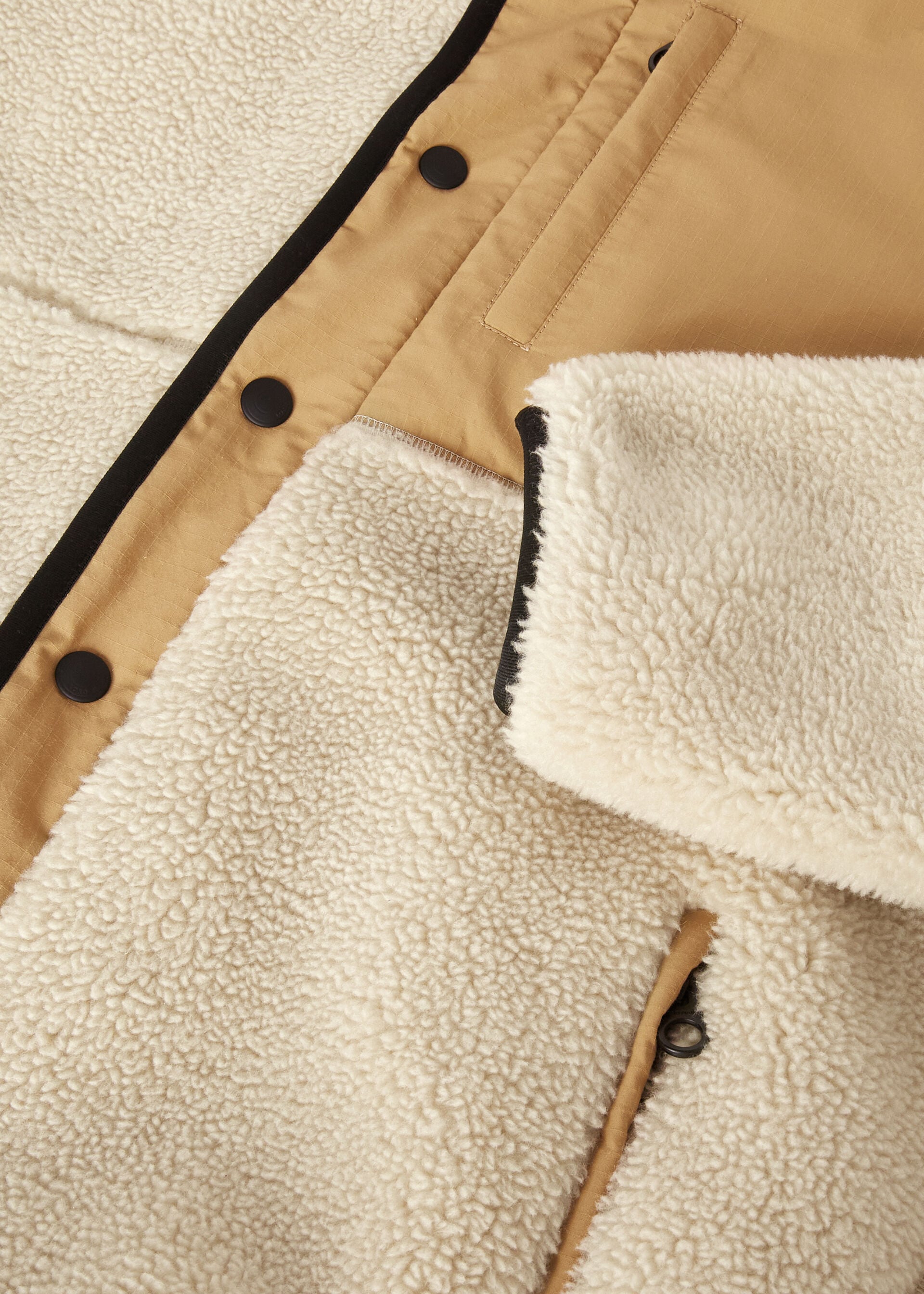 AIANT BOMBER CURLY CASHFUR