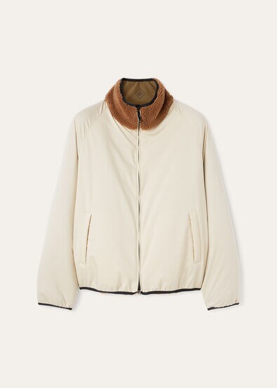 AIANT BOMBER CURLY CASHFUR