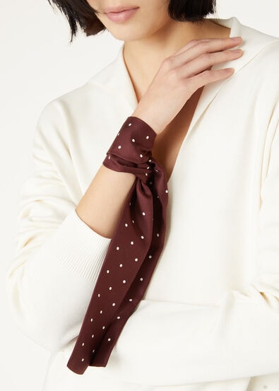 TIE BAND SILK POIS