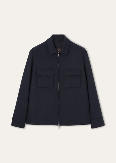 PRAY SHIRT DOUBLE WOOL TELA